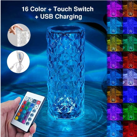 Rechargeable Crystal Diamond Lamp