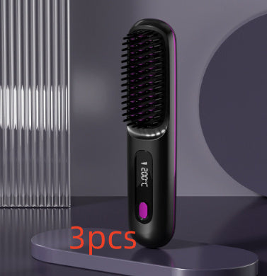 2-in-1 Wireless Hair Straightener