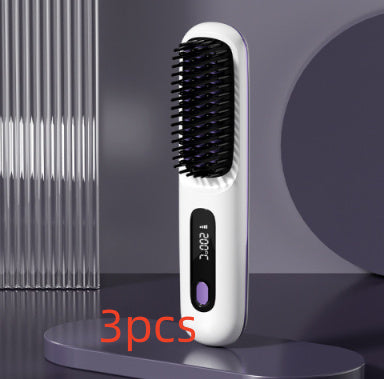 2-in-1 Wireless Hair Straightener