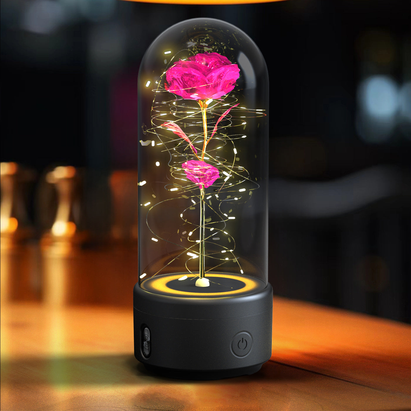 Rose Light & Bluetooth Speaker