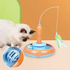 2-in-1 Feather Cat Toy