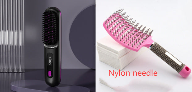 2-in-1 Wireless Hair Straightener