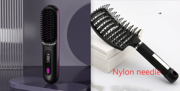 2-in-1 Wireless Hair Straightener