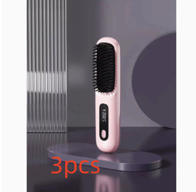 2-in-1 Wireless Hair Straightener