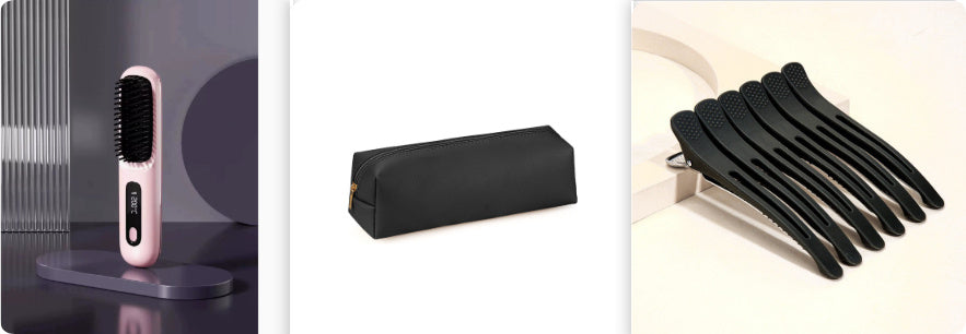2-in-1 Wireless Hair Straightener