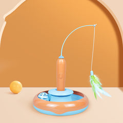 2-in-1 Feather Cat Toy