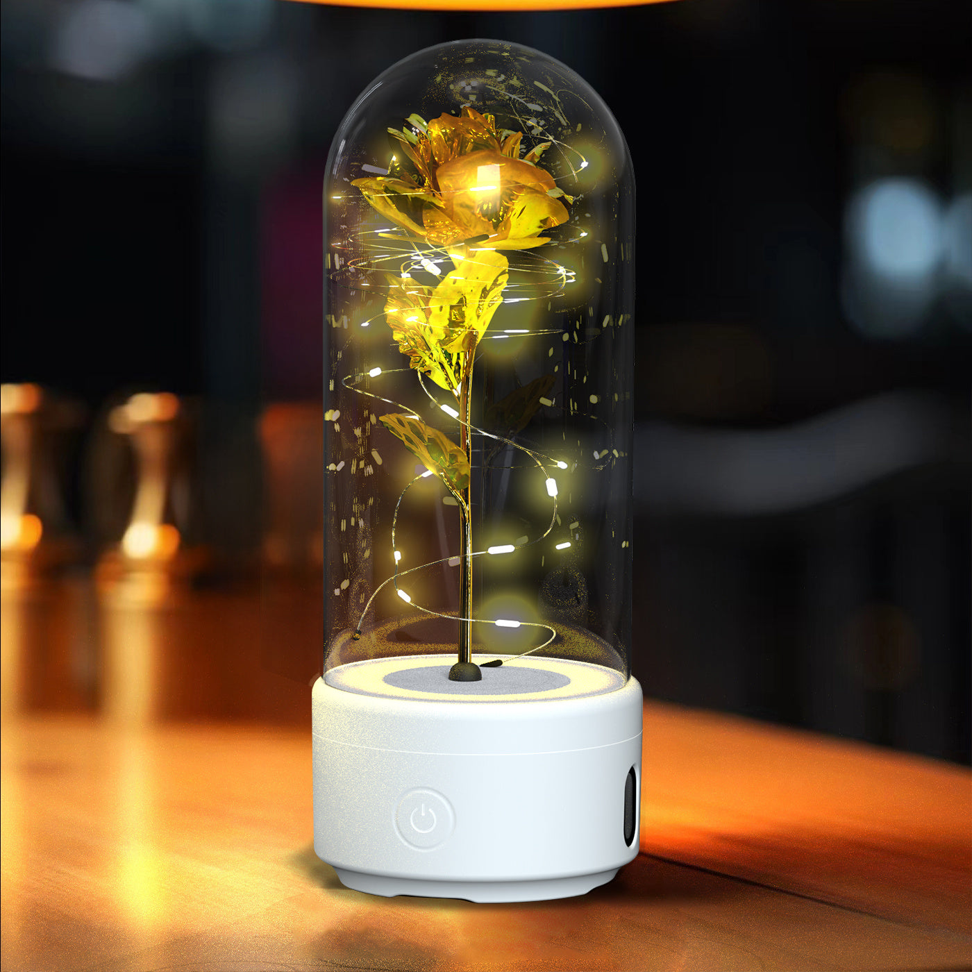 Rose Light & Bluetooth Speaker